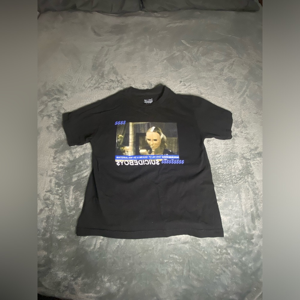 g59 records “materialism as a means to an end” t-shirt